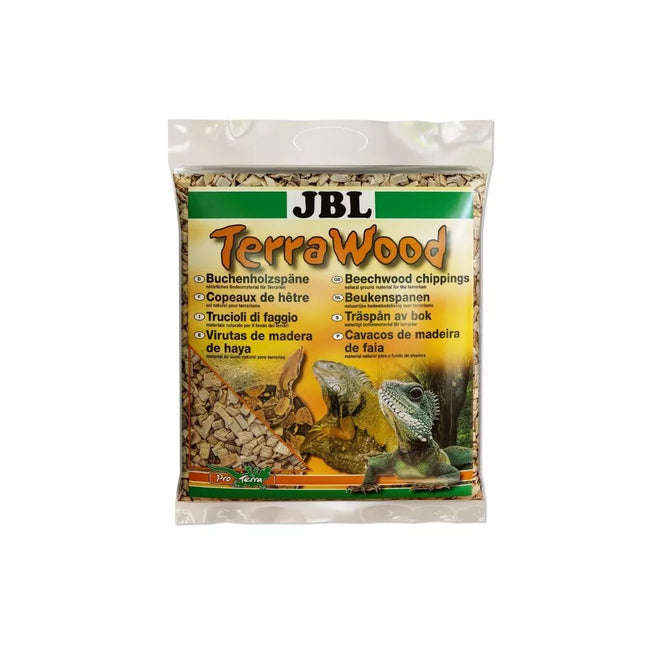 JBL TerraWood Natural Beech Shavings Substrate for Terrariums 5 L