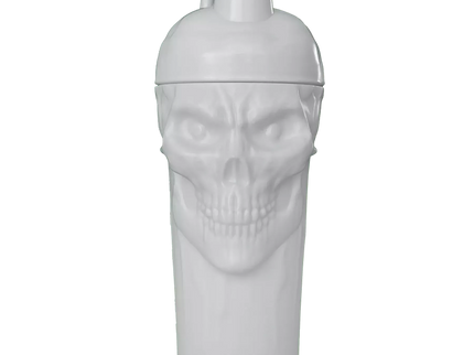 The Curse! Skull shaker 700 ml. (plaktuvė) Light Grey