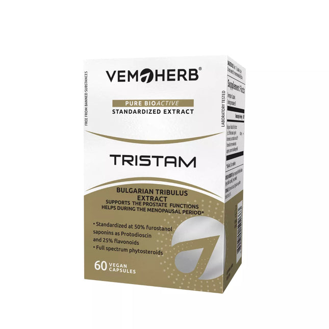 VemoHerb Tristam (Bulgarian Tribulus terrestris L. Extract) 60 Capsules