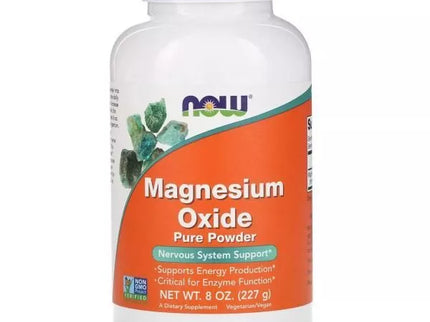 NOW Foods Magnesium Oxide Pure Powder 227 g. (magnio oksidas)