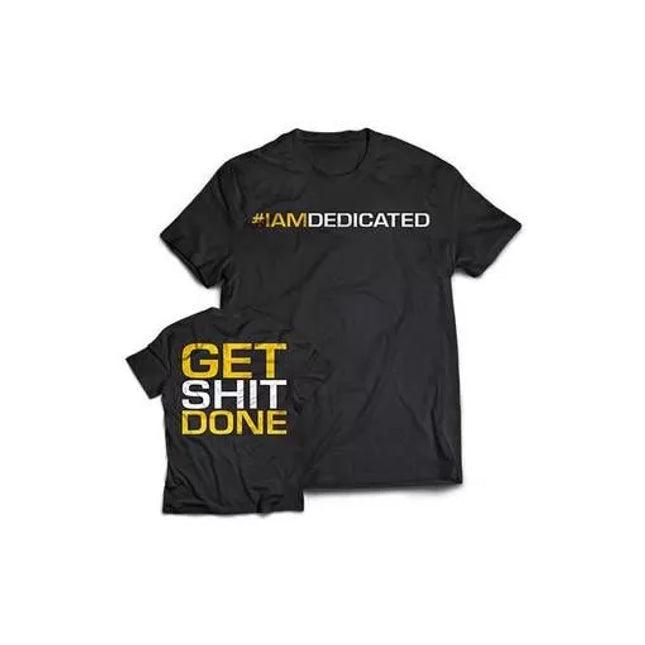 Dedicated Vyriški Marškinėliai &quot;GET SHIT DONE&quot;