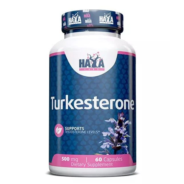 Haya Labs Turkesterone 60 caps. (Ajuga turkestanica extract)