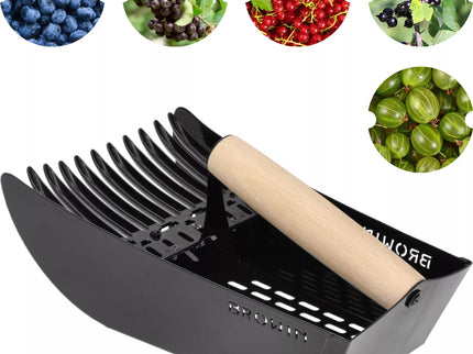 Uogų rinkimo įrankis Juodas