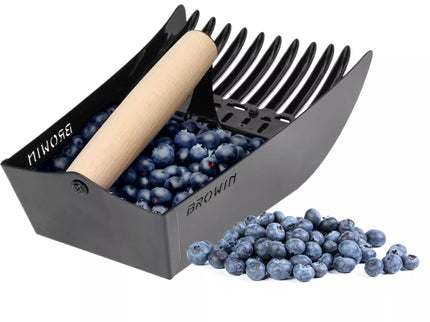 Uogų rinkimo įrankis Juodas