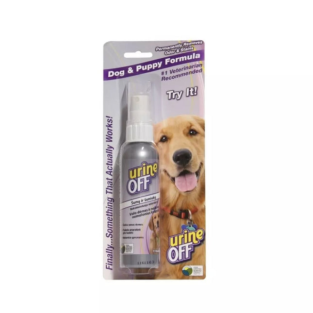 Urine Off Dog & Puppy Formula Odor & Stain Remover for Dog Urine, 118 ml