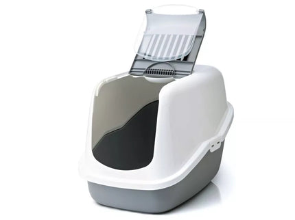 Enclosed Cat Litter Box Nestor Black, 56x39x38.5 cm