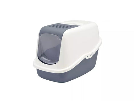 NESTOR Enclosed Cat Litter Box, Grey, 56x39x38.5 cm