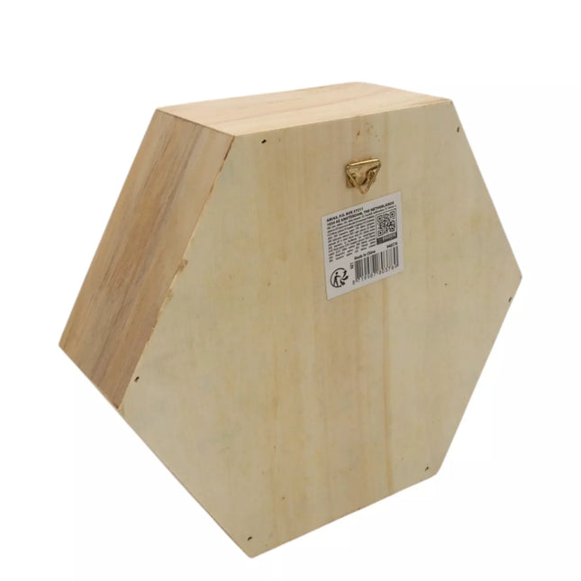 Vabzdžių namelis iš medžio (šešiakampis)