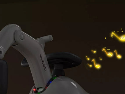 Vaikiškas paspiriamas ekskavatorius–važinėjimo mašinėlė su kaušu