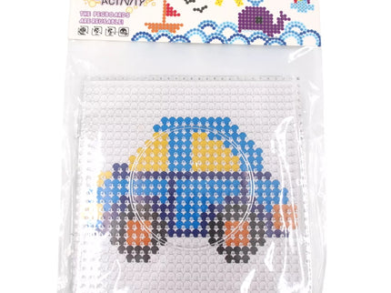 Vaikiškas karoliukų rinkinys „Automobilis“