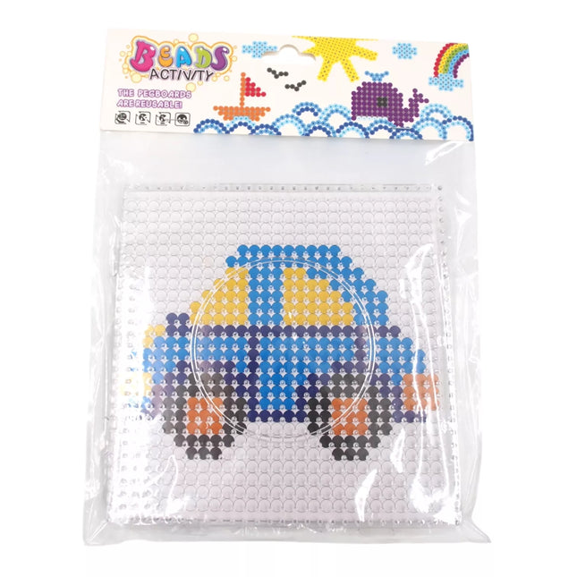 Vaikiškas karoliukų rinkinys „Automobilis“