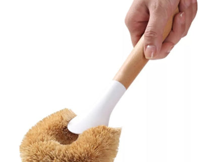 Indų valymo šepetys su kokoso šereliais