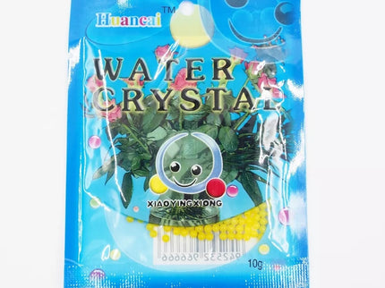 Yellow water beads