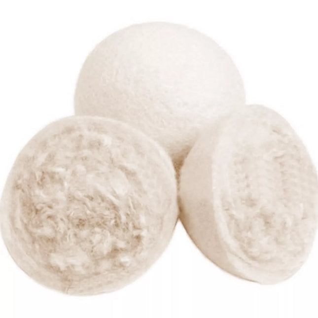 Vilnos kamuoliukai skalbinių džiovyklėms 3 vnt.