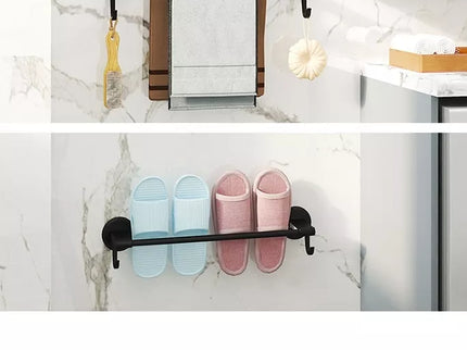 Vonios kambario rankšluosčių pakaba - Juoda