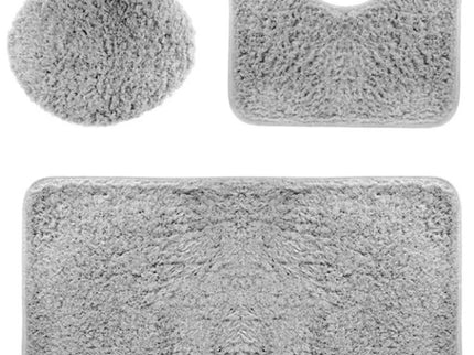 3-dalių, vonios kilimėlių rinkinys