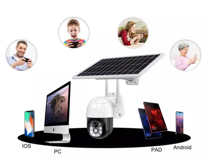 WIFI lauko kamera 350°/90° vaizdu