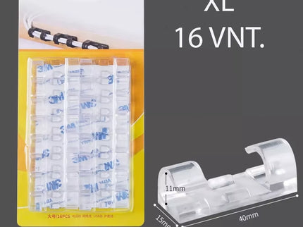 XL laidų laikikliai, 16 vnt.