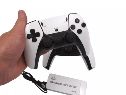 Žaidimų konsolė su dviem pulteliais