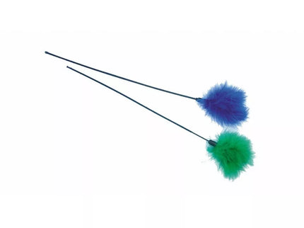 Žaislas katei pūkas ant pagaliuko, 59 cm