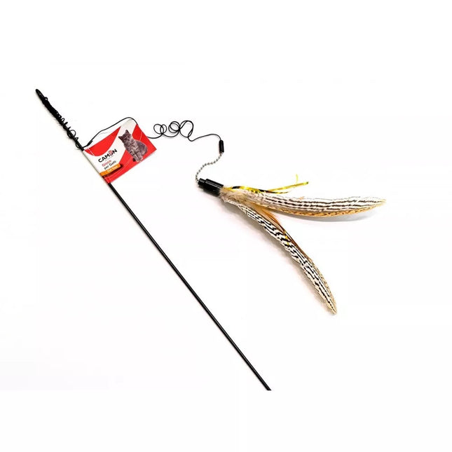 Cat Feather Wand Toy with Butterfly