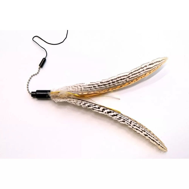Cat Feather Wand Toy with Butterfly