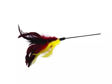 Cat Wand Toy with Feather Bunch