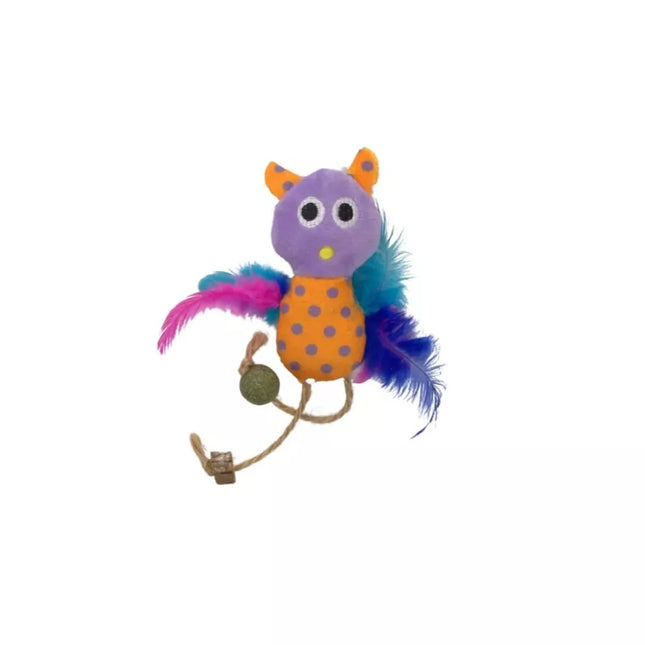 Owl Cat Toy with Catnip