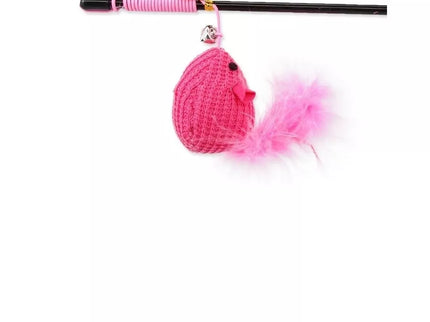 Plush Feather Mouse Cat Toy Magic Cat