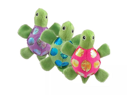 Magic Cat plush turtle toy with catnip, 11 cm