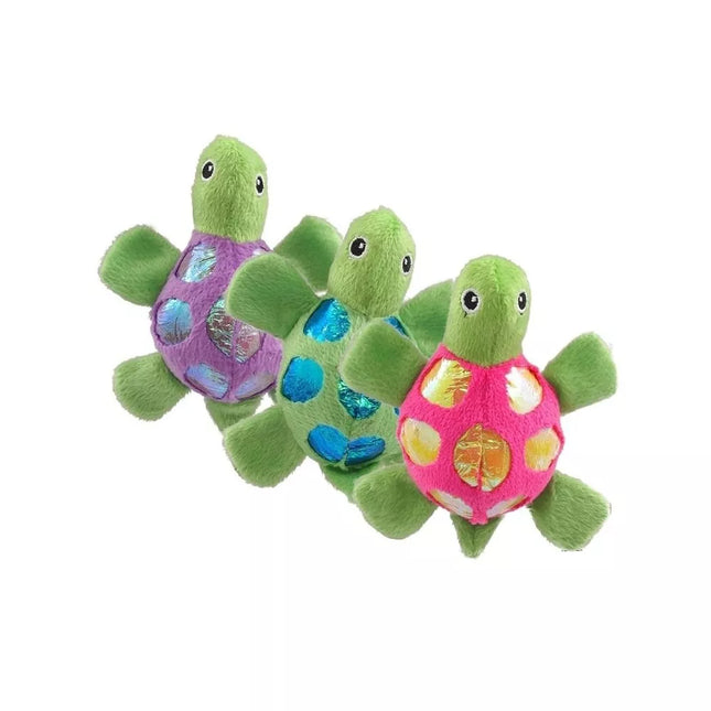Magic Cat plush turtle toy with catnip, 11 cm
