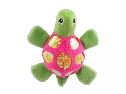Magic Cat plush turtle toy with catnip, 11 cm