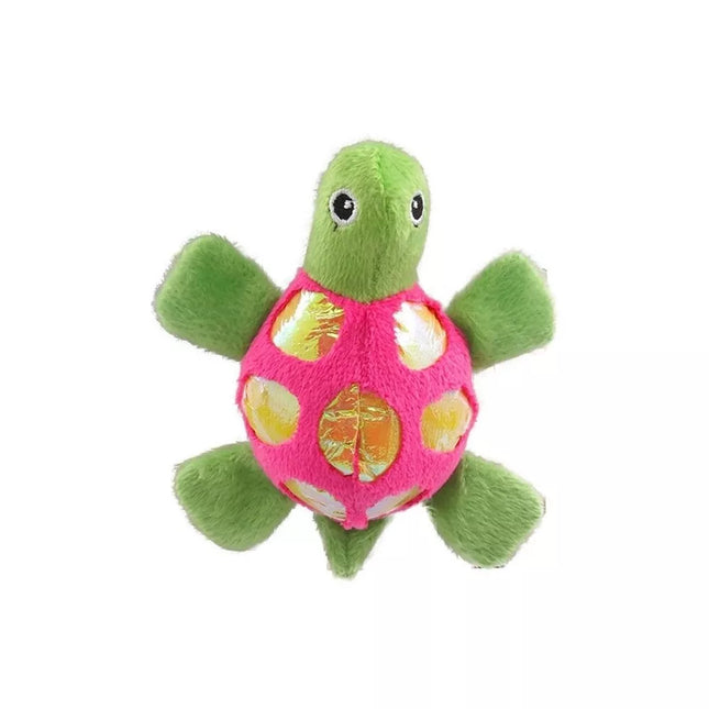 Magic Cat plush turtle toy with catnip, 11 cm