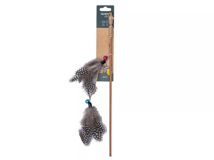 Cat Fishing Rod Toy with Feathers