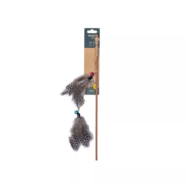 Cat Fishing Rod Toy with Feathers