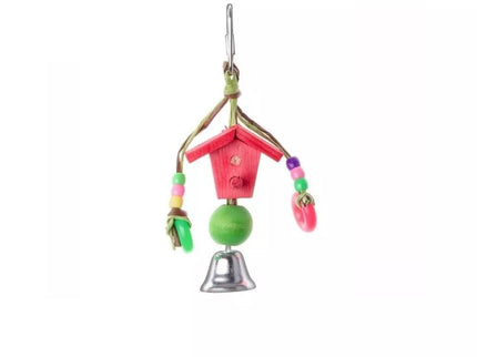 Bird Toy with Bell, 13 cm