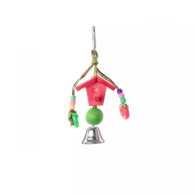 Bird Toy with Bell, 13 cm