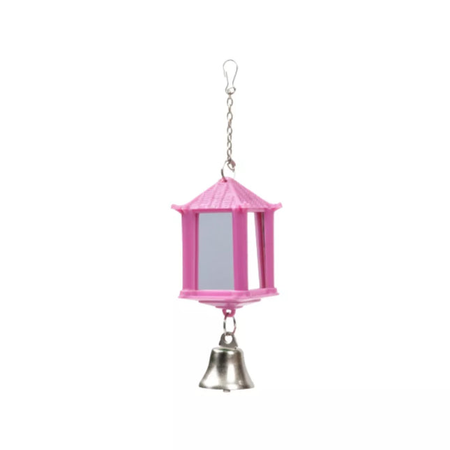 Bird Toy Mirror with Bell