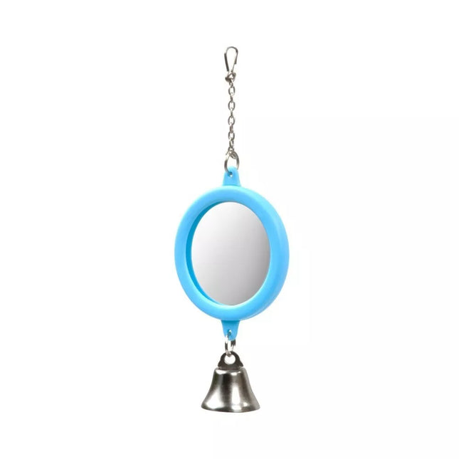 Bird Toy Mirror with Bell