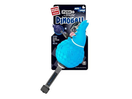 Žaislas šunims GiGwi Push To Mute Dinoball Apatosaurus dinozauras