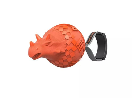 Žaislas šunims GiGwi Push To Mute Dinoball Triceratops dinozauras