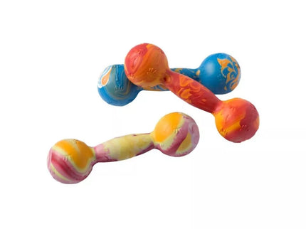 Žaislas šunims hantelis su vanilės kvapu, 15 cm