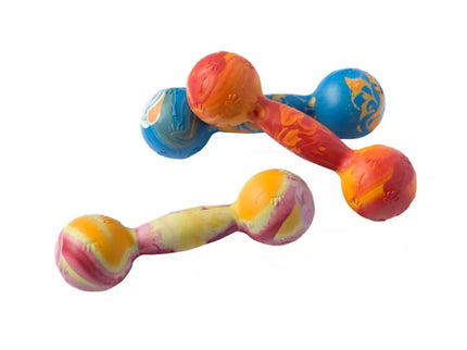 Žaislas šunims hantelis su vanilės kvapu, 19 cm