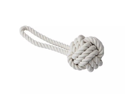 Natural Rope Dog Toy, Ball with Loop, XL, 60 cm