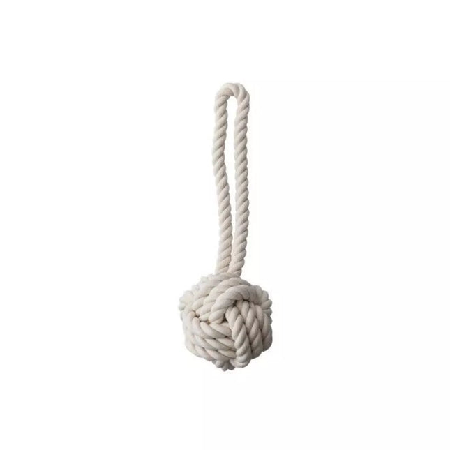 Natural Rope Dog Toy, Ball with Loop, XL, 60 cm