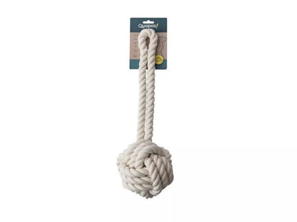 Natural Rope Dog Toy, Ball with Loop, XL, 60 cm