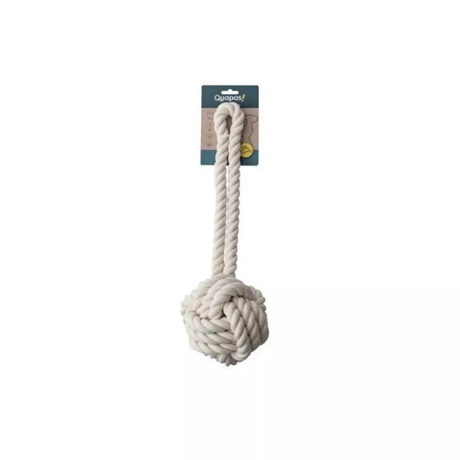 Natural Rope Dog Toy, Ball with Loop, XL, 60 cm