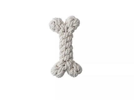 Natural Rope Dog Toy, Bone, L, 23 cm