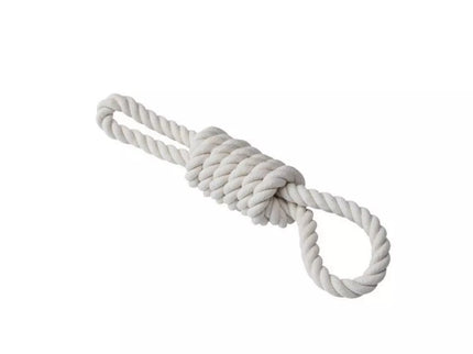 Natural Rope Dog Toy with 2 Loops, XXL, 60 cm