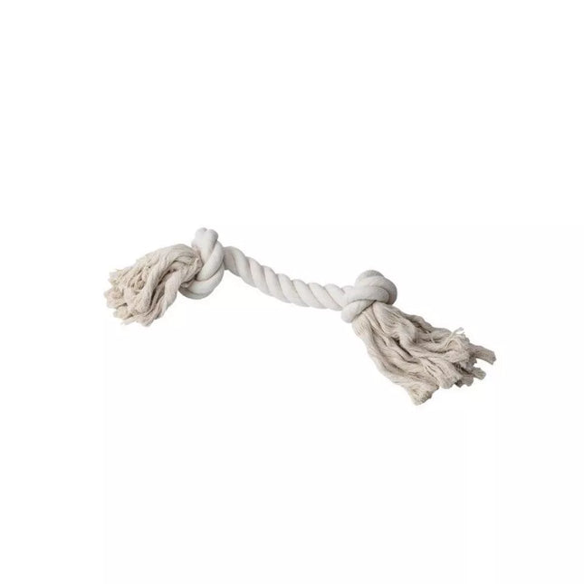 Natural rope dog toy, with 2 knots, L, 70 cm